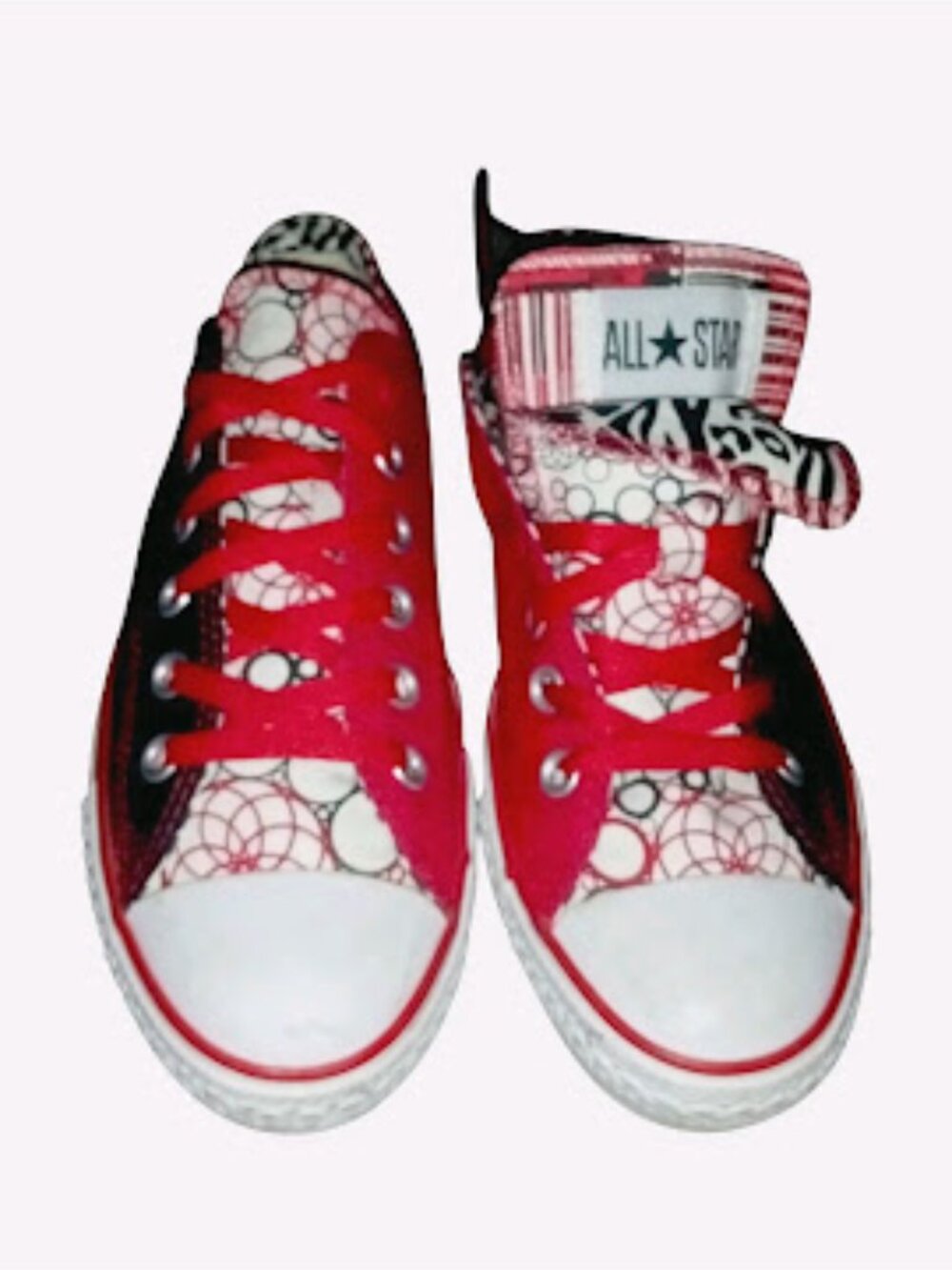 Converse x RED Art Sneakers Men’s 5 Black/Red